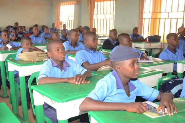 St Jude's Science and Technical College Tse-Mker Students in Class